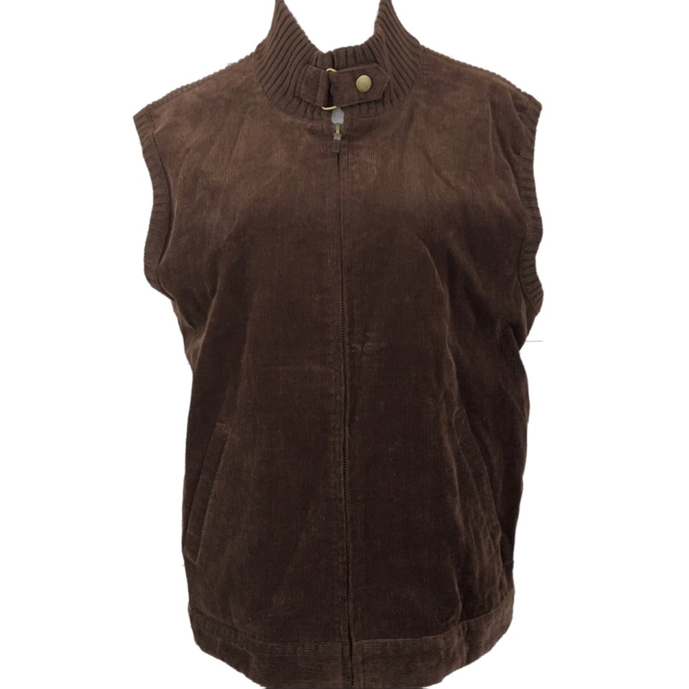 LRL Ralph Lauren XL Woman's Corduroy Brown Vest